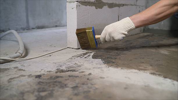 Crawl space vapor barrier installation in Fountain City, IN